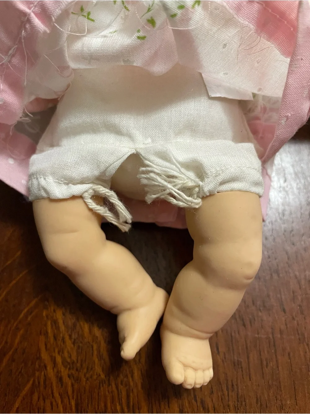 1990s Palm Pals Bean Bag Kids Baby Doll with Bonnet